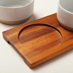 Wood Paddle With 4 Speckled Stoneware Bowls - Hearth & Hand™ With Magnolia -Decoro Shop GUEST 00f3ff25 0987 4354 92c6 36d7aa772a7e