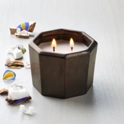 Featured Products 1 Octagonal Ceramic Cashmere & Suede Fall Jar Candle Metallic Bronze - Hearth & Hand™ With Magnolia