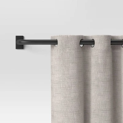 Blackout Rectangle Curtain Rod - Threshold™ 1 Blackout Rectangle Curtain Rod - Threshold™