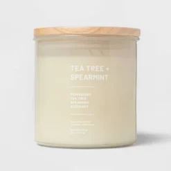Glass Jar Tea Tree And Spearmint Candle Beige - Threshold™ 9 Glass Jar Tea Tree And Spearmint Candle Beige - Threshold™ -Decoro Shop GUEST 08840a6f eb81 4eba bdb2 82fa19c57c5b