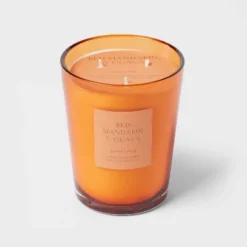Colored Vase Glass With Dustcover Mandarin & Guava Candle Orange - Threshold™ 11 Colored Vase Glass With Dustcover Mandarin & Guava Candle Orange - Threshold™ -Decoro Shop GUEST 0935bd9a 1522 4b47 b1ed 14541db7ee27