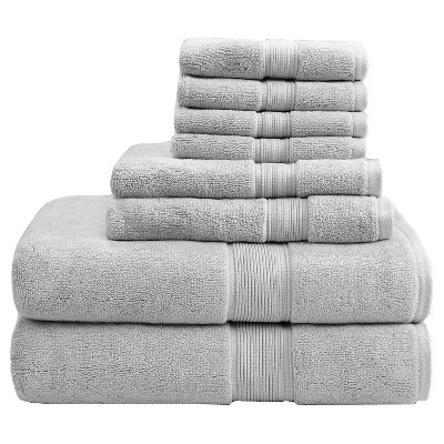 8pc Cotton Bath Towel Set 9 8pc Cotton Bath Towel Set - Image 9