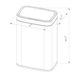 Motion Wastebasket With Liner - Brightroom™ 6 Motion Wastebasket With Liner - Brightroom™ -Decoro Shop GUEST 0e7e13e3 1c51 4968 9797 f05398706d76