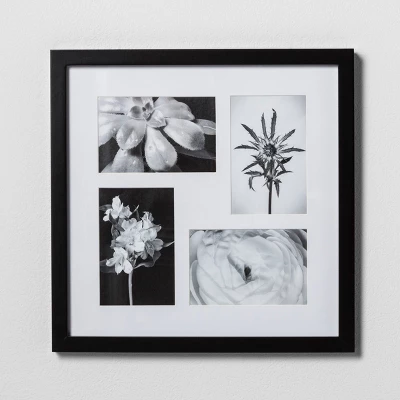 Thin Collage Frame Holds Four 4" X 6" Photos Black - Room Essentials™ 4 Thin Collage Frame Holds Four 4" X 6" Photos Black - Room Essentials™ - Image 4