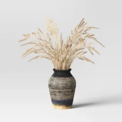 Grass Arrangement In Ceramic Pot Black - Threshold™ -Decoro Shop GUEST 0efded28 a1c0 4c30 b142 c93cc97829c1
