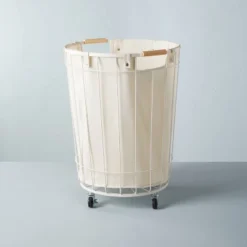 Wire & Fabric Laundry Hamper Sour Cream - Hearth & Hand™ With Magnolia 9 Wire & Fabric Laundry Hamper Sour Cream - Hearth & Hand™ With Magnolia -Decoro Shop GUEST 1172c23f 3103 40d4 b324 2c56bdd6ddc9