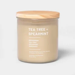 Glass Jar Tea Tree And Spearmint Candle Beige - Threshold™ 7 Glass Jar Tea Tree And Spearmint Candle Beige - Threshold™ -Decoro Shop GUEST 1ae068be c042 415c a0e0 475aaead92cf
