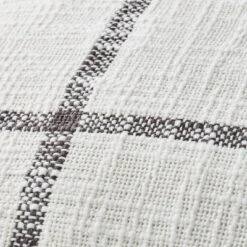 24"x24" Woven Slub Checkered Throw Pillow With Tassels Cream/Gray - Hearth & Hand™ With Magnolia -Decoro Shop GUEST 2227cb73 af31 40c5 8bdb e1a83f883623