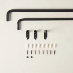 French Return Curtain Rod Matte Black - Hearth & Hand™ With Magnolia 7 French Return Curtain Rod Matte Black - Hearth & Hand™ With Magnolia -Decoro Shop GUEST 222d72d9 a14d 44cc 9a47 af5b627255f7