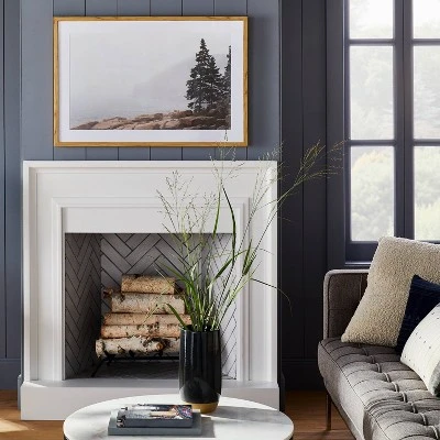 36" X 24" Foggy Seaside Framed Wall Art - Threshold™ Designed With Studio McGee 1 36" X 24" Foggy Seaside Framed Wall Art - Threshold™ Designed With Studio McGee