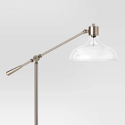 Crosby Bell Floor Lamp Brass With Glass Shade - Threshold™ 3 Crosby Bell Floor Lamp Brass With Glass Shade - Threshold™ - Image 3