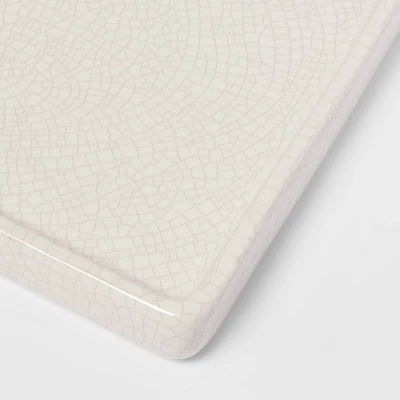 Vanity Tray Crackle Cream - Threshold™ 2 Vanity Tray Crackle Cream - Threshold™ - Image 2