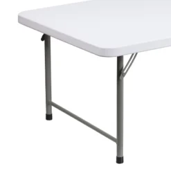 Flash Furniture 4.93-Foot Kid's Granite White Plastic Folding Table 11 Flash Furniture 4.93-Foot Kid's Granite White Plastic Folding Table -Decoro Shop GUEST 275557f5 d678 49cf b82e d7e16fd13045