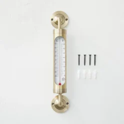 Brass Outdoor Weather Thermometer - Hearth & Hand™ With Magnolia -Decoro Shop GUEST 2760d3a8 8009 493d 83d7 4465e86f28e5