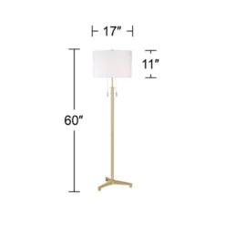 Possini Euro Design Encino Modern Tripod Floor Lamp Standing 60" Tall Brass Gold Metal Off White Fabric Drum Shade For Living Room Bedroom Office Home 10 Possini Euro Design Encino Modern Tripod Floor Lamp Standing 60" Tall Brass Gold Metal Off White Fabric Drum Shade For Living Room Bedroom Office Home -Decoro Shop GUEST 2804ff2d 7ac0 49c6 b869 7723a1d7e825