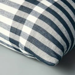 24"x24" Contrast Edge Stripe Oversized Throw Pillow Gray/Blue - Hearth & Hand™ With Magnolia 5 24"x24" Contrast Edge Stripe Oversized Throw Pillow Gray/Blue - Hearth & Hand™ With Magnolia -Decoro Shop GUEST 2aac9352 1ec5 4711 bf48 9b96de391211