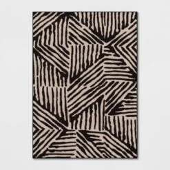 Abstract Lines Rug Black/Tan - Threshold™ 8 Abstract Lines Rug Black/Tan - Threshold™ -Decoro Shop GUEST 2b3b14d6 1781 4d26 a5bb 3e2956f51323