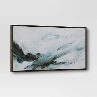 47" X 24" Abstract Mountain Framed Canvas - Project 62™ 2 47" X 24" Abstract Mountain Framed Canvas - Project 62™ - Image 2