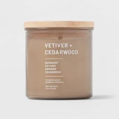 Glass Jar Vetiver And Cedarwood Candle Brown - Threshold™ 7 Glass Jar Vetiver And Cedarwood Candle Brown - Threshold™ -Decoro Shop GUEST 2be66217 9673 4f71 89d7 981533e54650