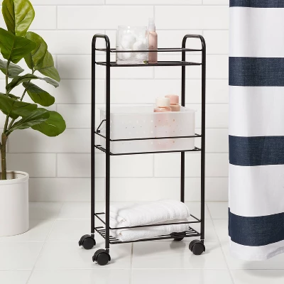 Metal Shower Caddy Tower Black - Room Essentials™ 1 Metal Shower Caddy Tower Black - Room Essentials™