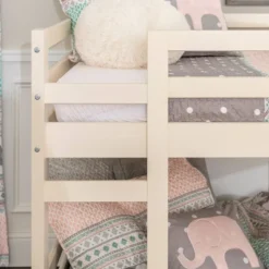 Twin Over Twin Indy Solid Wood Low Bunk Bed - Saracina Home 14 Twin Over Twin Indy Solid Wood Low Bunk Bed - Saracina Home -Decoro Shop GUEST 32ed9e38 4f0a 4624 8239 bbf00adabaf2