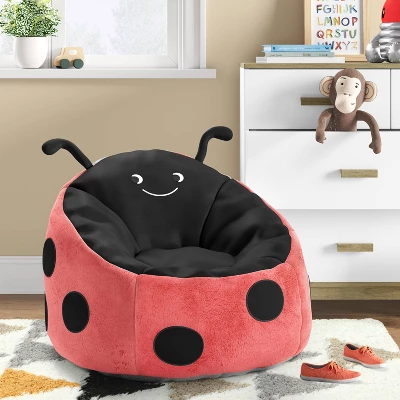 Ladybug Kids' Bean Bag Chair - Pillowfort™ 1 Ladybug Kids' Bean Bag Chair - Pillowfort™