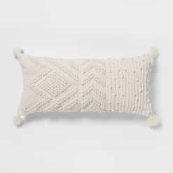 Oversize Embroidered Textured Lumbar Throw Pillow - Opalhouse™ -Decoro Shop GUEST 399aa876 36d6 4b87 961b 9076fb8d1e43