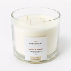 Clear Glass Santal & Ginger Candle White - Threshold™ Designed With Studio McGee 11 Clear Glass Santal & Ginger Candle White - Threshold™ Designed With Studio McGee -Decoro Shop GUEST 3a24b0c4 c23b 4e1c b8e0 2304d4a02cb7