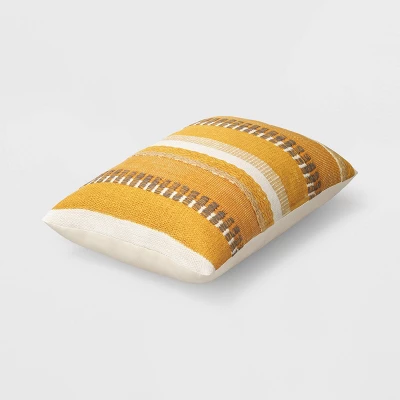 Ombre Striped Lumbar Throw Pillow - Threshold™ 2 Ombre Striped Lumbar Throw Pillow - Threshold™ - Image 2
