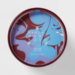 28oz Glass Sandalwood Rose Candle Burgundy - Opalhouse™ 5 28oz Glass Sandalwood Rose Candle Burgundy - Opalhouse™ -Decoro Shop GUEST 44dfd8e3 508e 4243 a6bb 4bb1c2bed4a3