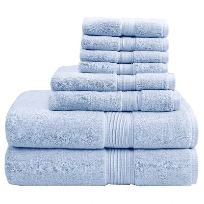 8pc Cotton Bath Towel Set 16 8pc Cotton Bath Towel Set - Image 16