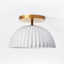 Scalloped Semi-Flush Mount Ceiling Light - Threshold™ Designed With Studio McGee 9 Scalloped Semi-Flush Mount Ceiling Light - Threshold™ Designed With Studio McGee -Decoro Shop GUEST 4db2ffb8 6162 4f4e 857b 3d8bb79181a2