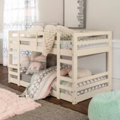 Twin Over Twin Indy Solid Wood Low Bunk Bed - Saracina Home 15 Twin Over Twin Indy Solid Wood Low Bunk Bed - Saracina Home -Decoro Shop GUEST 4f052a60 3845 4f84 91b9 34fbe3eba04e