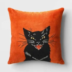 Fierce Cat Applique Cotton Velvet Square Halloween Throw Pillow - Threshold™ 8 Fierce Cat Applique Cotton Velvet Square Halloween Throw Pillow - Threshold™ -Decoro Shop GUEST 5426fcb6 46c0 47d1 b6fc b5526f44bb40