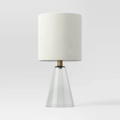 Glass Cone Mini Table Lamp Clear - Threshold™ 4 Glass Cone Mini Table Lamp Clear - Threshold™ - Image 4