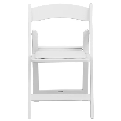Flash Furniture 10 Pack Kids White Resin Folding Event Party Chair With Vinyl Padded Seat 9 Flash Furniture 10 Pack Kids White Resin Folding Event Party Chair With Vinyl Padded Seat - Image 9