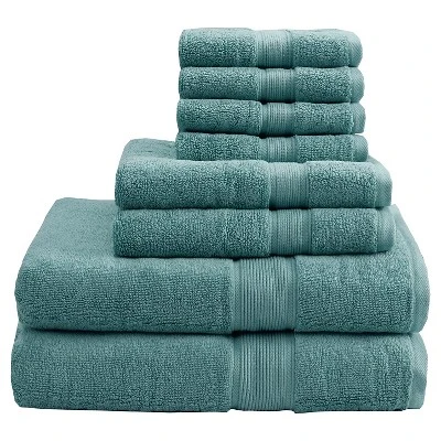8pc Cotton Bath Towel Set 12 8pc Cotton Bath Towel Set - Image 12