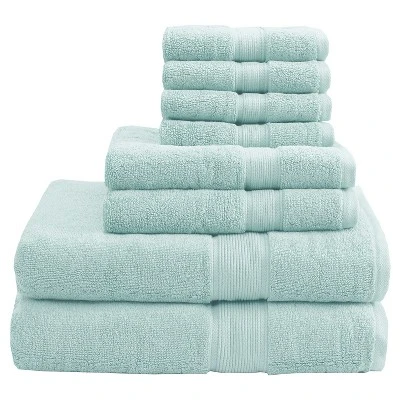 8pc Cotton Bath Towel Set 10 8pc Cotton Bath Towel Set - Image 10