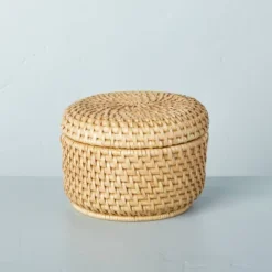 Woven Basket With Lid Natural - Hearth & Hand™ With Magnolia 9 Woven Basket With Lid Natural - Hearth & Hand™ With Magnolia -Decoro Shop GUEST 66a4f642 06e1 4c92 934e 2dcb97d900b7