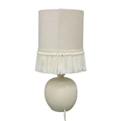 Small Table Lamp With Fringe Shade Off-White (Includes LED Light Bulb) - Opalhouse™ Designed With Jungalow™ -Decoro Shop GUEST 6a5a28fb 40e2 4ccf aad5 699d151bc234