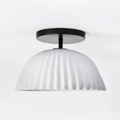 Scalloped Semi-Flush Mount Ceiling Light - Threshold™ Designed With Studio McGee 8 Scalloped Semi-Flush Mount Ceiling Light - Threshold™ Designed With Studio McGee -Decoro Shop GUEST 6b50e049 4ed7 42c0 b38a 9b5300cd63a6