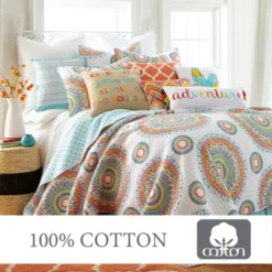 Mayla Medallion Quilt And Pillow Sham Set - Levtex Home 9 Mayla Medallion Quilt And Pillow Sham Set - Levtex Home -Decoro Shop GUEST 6e54a96b d6af 4b3d 8915 a891c6cb91bd