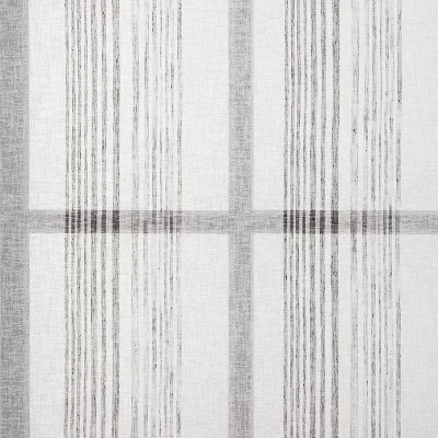 Vertical Stripe Curtain Sheer Gray/Cream - Hearth & Hand™ With Magnolia 6 Vertical Stripe Curtain Sheer Gray/Cream - Hearth & Hand™ With Magnolia - Image 6