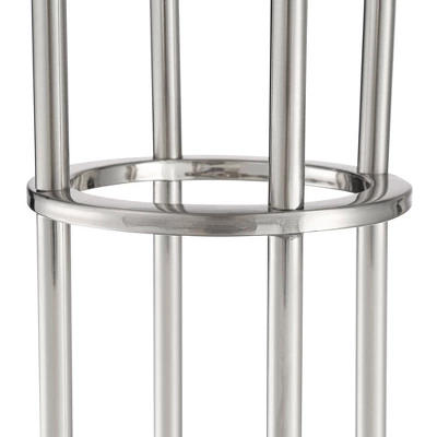 Possini Euro Design Modern Tree Floor Lamp With USB Charging Port 4-Light 72" Tall Brushed Nickel Glass Shade Living Room Reading 3 Possini Euro Design Modern Tree Floor Lamp With USB Charging Port 4-Light 72" Tall Brushed Nickel Glass Shade Living Room Reading - Image 3