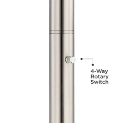 Possini Euro Design Light Blaster Art Deco Torchiere Floor Lamp 72 1/2" Tall Brushed Nickel LED Frosted Glass Bowl Shade For Living Room Bedroom House 10 Possini Euro Design Light Blaster Art Deco Torchiere Floor Lamp 72 1/2" Tall Brushed Nickel LED Frosted Glass Bowl Shade For Living Room Bedroom House -Decoro Shop GUEST 739e6cc9 5288 4837 b117 bf279c8a9867