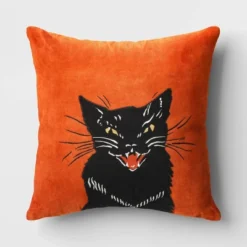 Fierce Cat Applique Cotton Velvet Square Halloween Throw Pillow - Threshold™ 9 Fierce Cat Applique Cotton Velvet Square Halloween Throw Pillow - Threshold™ -Decoro Shop GUEST 75d286a9 5b9e 4de0 9d76 c71c6fcc15aa