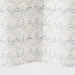 Block Print Scallop Shower Curtain Aqua Blue - Threshold™ -Decoro Shop GUEST 778a054f a5b3 486b 8a5e 47632fd96cbf