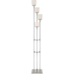 Possini Euro Design Modern Tree Floor Lamp With USB Charging Port 4-Light 72" Tall Brushed Nickel Glass Shade Living Room Reading 15 Possini Euro Design Modern Tree Floor Lamp With USB Charging Port 4-Light 72" Tall Brushed Nickel Glass Shade Living Room Reading -Decoro Shop GUEST 788c85f5 5da2 46be 9e0e 119e5f96e772