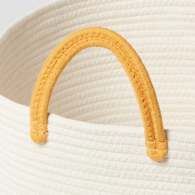 Color Block Coiled Rope Floor Kids' Storage Basket - Pillowfort™ 2 Color Block Coiled Rope Floor Kids' Storage Basket - Pillowfort™ - Image 2