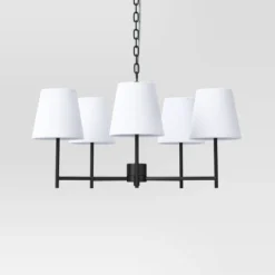 5 Arm Shaded Chandelier - Threshold™ 11 5 Arm Shaded Chandelier - Threshold™ -Decoro Shop GUEST 7acf848b 4c0f 48ef 9863 fc259012496e